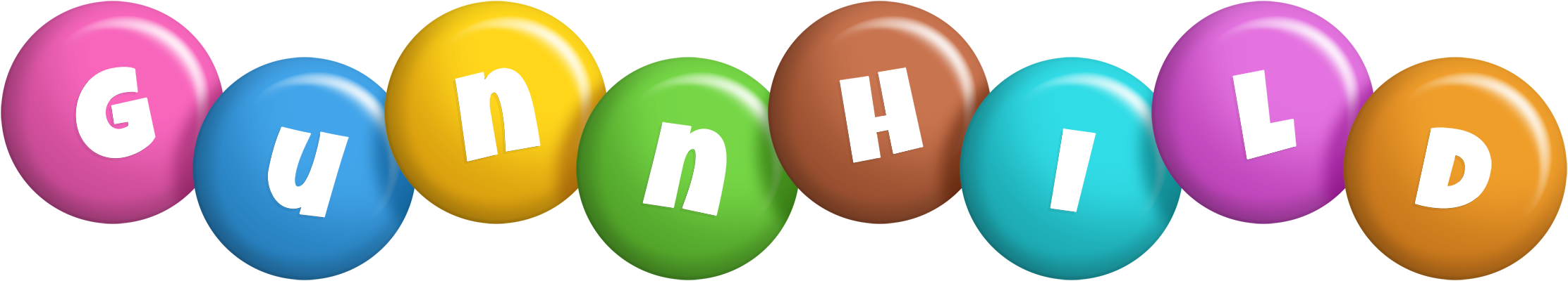 Gunnhild candy logo