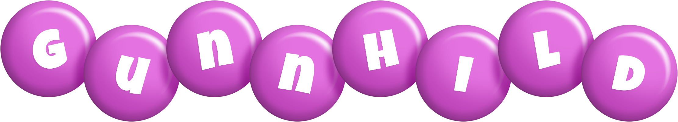 Gunnhild candy-purple logo