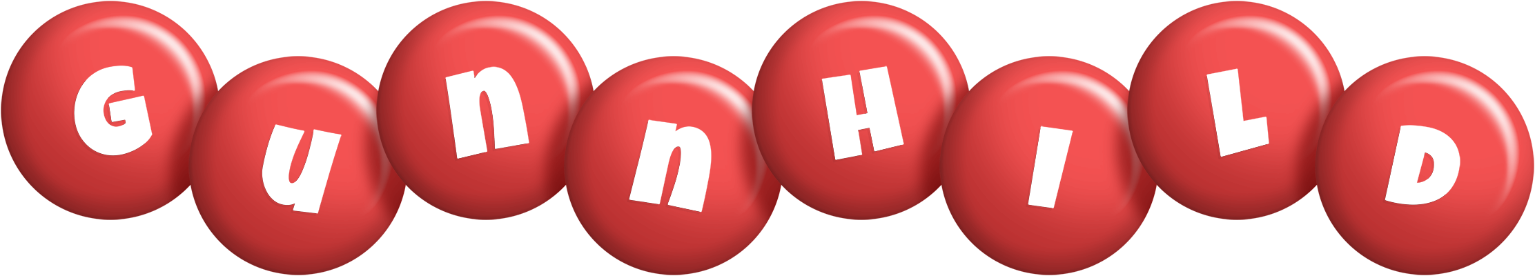 Gunnhild candy-red logo