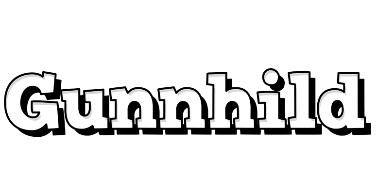 Gunnhild snowing logo