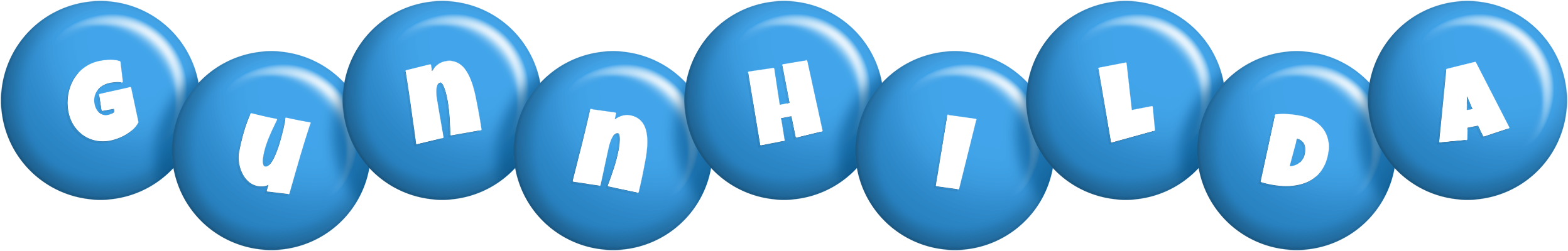 Gunnhilda candy-blue logo