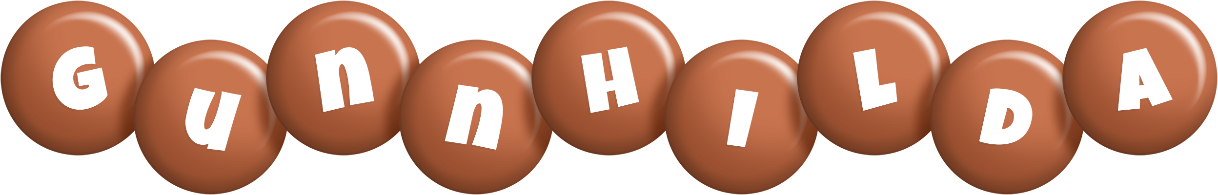 Gunnhilda candy-brown logo