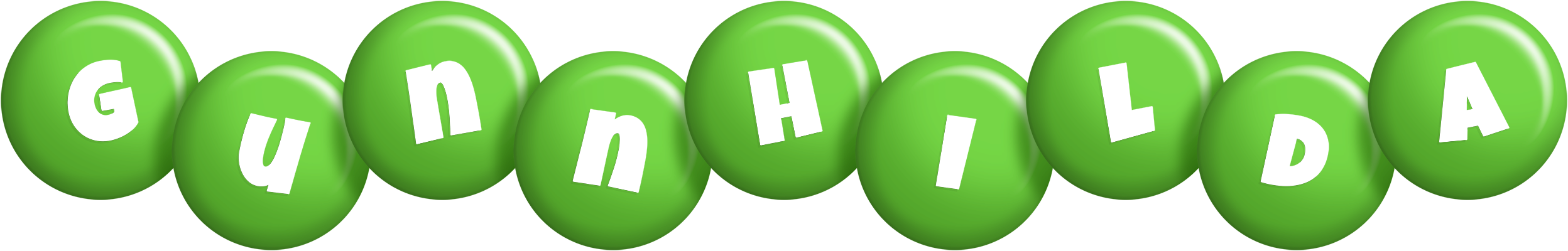 Gunnhilda candy-green logo