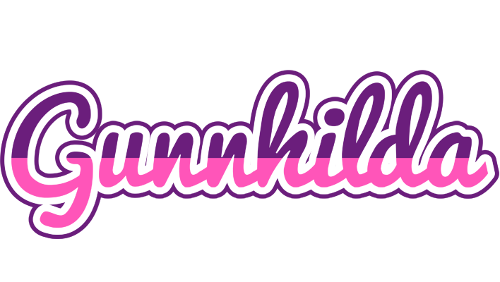 Gunnhilda cheerful logo