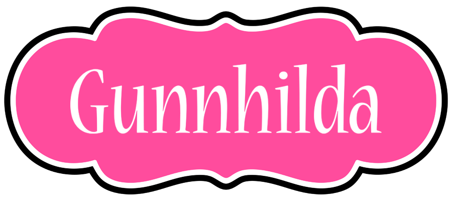 Gunnhilda invitation logo