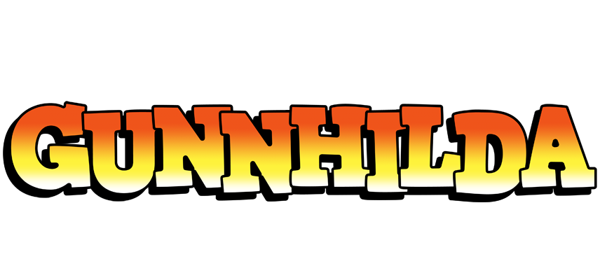 Gunnhilda sunset logo