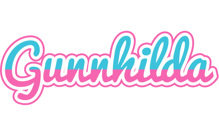 Gunnhilda woman logo