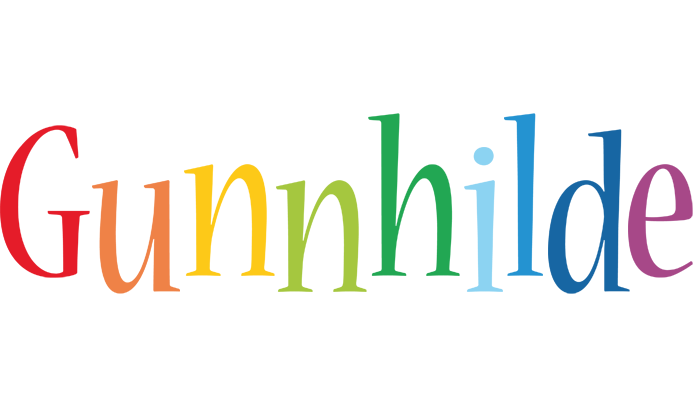 Gunnhilde birthday logo