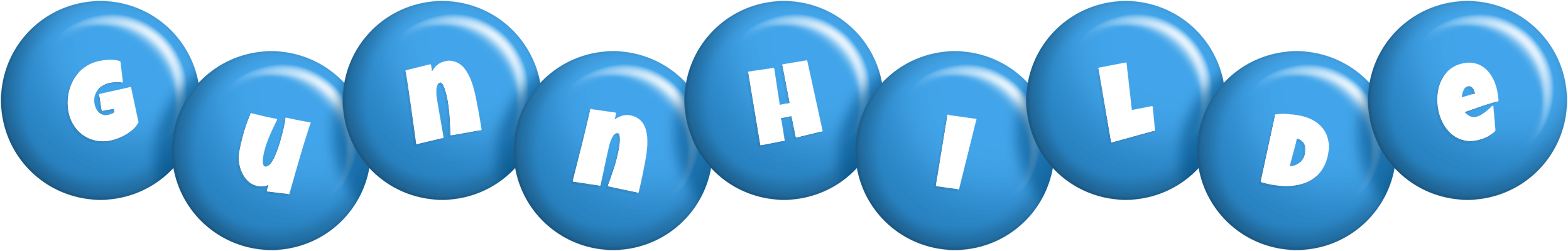 Gunnhilde candy-blue logo