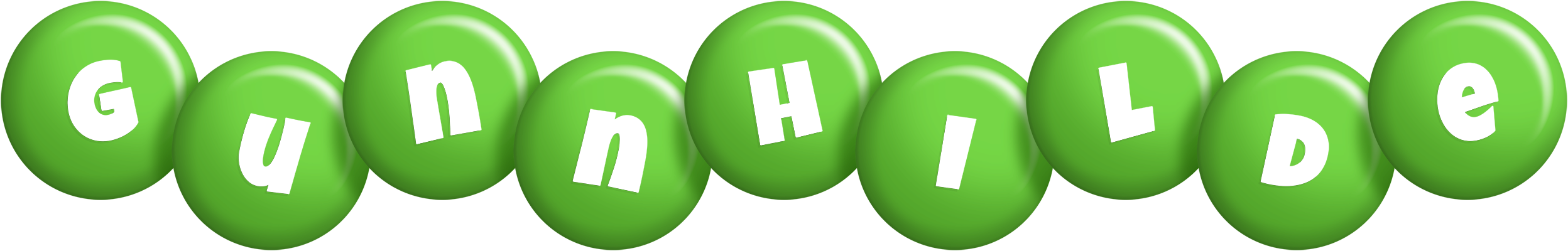 Gunnhilde candy-green logo