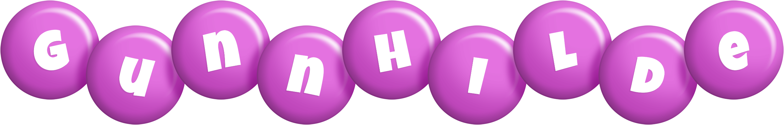 Gunnhilde candy-purple logo