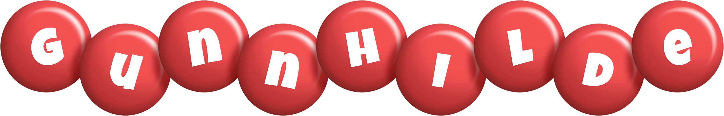 Gunnhilde candy-red logo