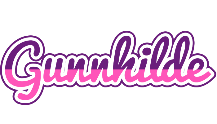 Gunnhilde cheerful logo