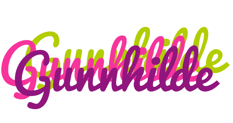 Gunnhilde flowers logo