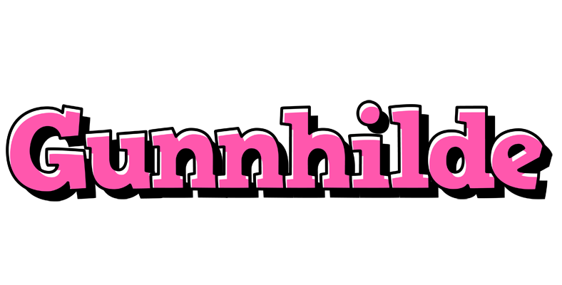 Gunnhilde girlish logo
