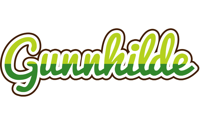 Gunnhilde golfing logo