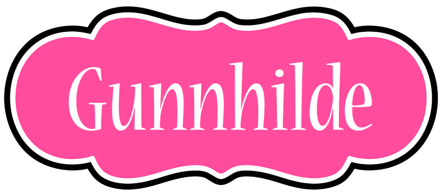 Gunnhilde invitation logo