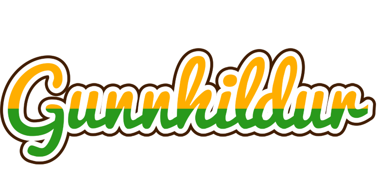 Gunnhildur banana logo