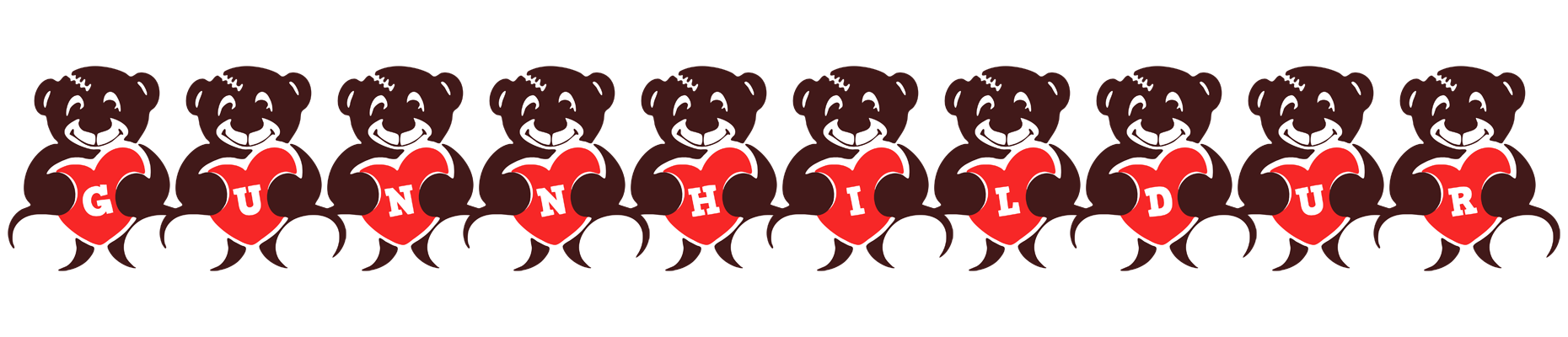 Gunnhildur bear logo