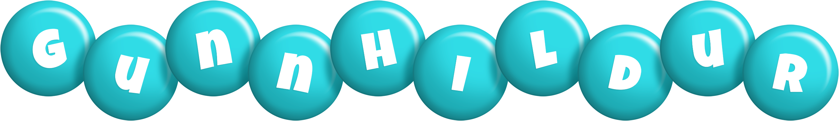 Gunnhildur candy-azur logo