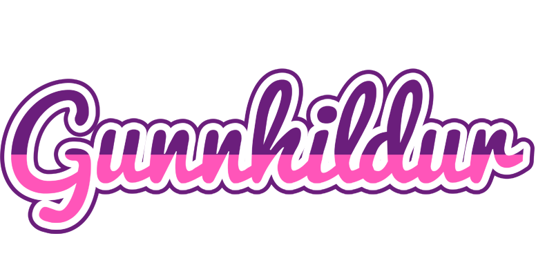 Gunnhildur cheerful logo