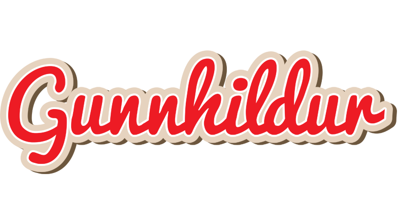 Gunnhildur chocolate logo
