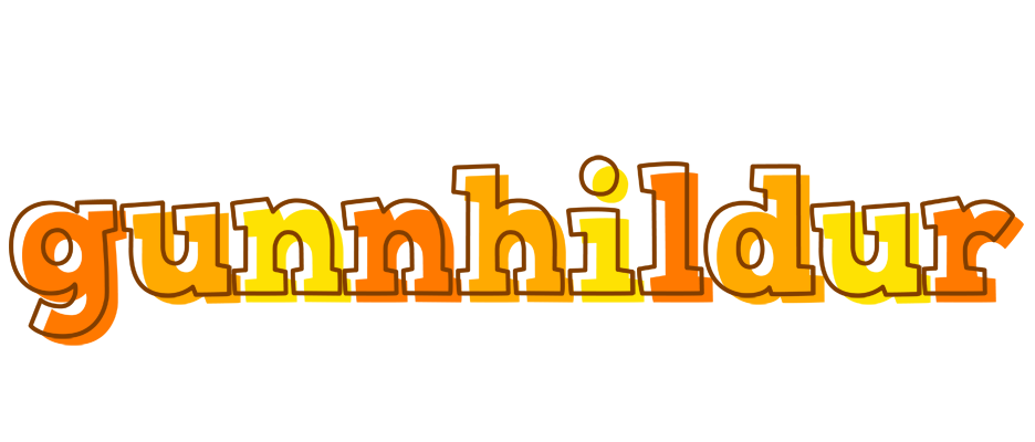 Gunnhildur desert logo