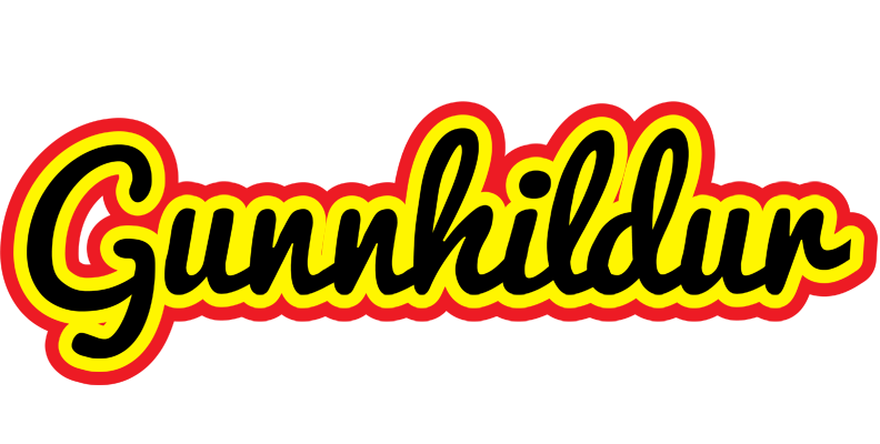 Gunnhildur flaming logo
