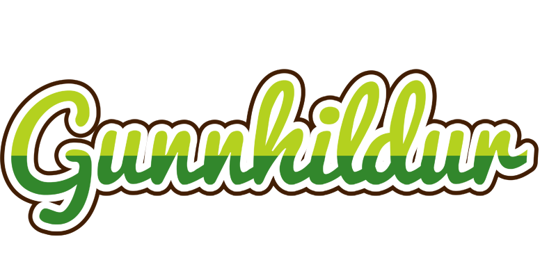 Gunnhildur golfing logo