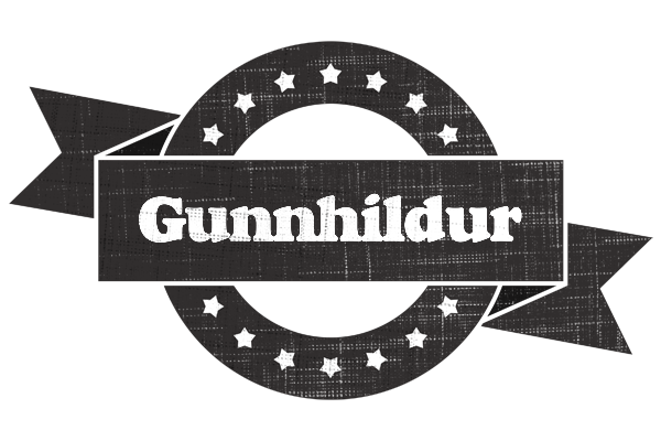 Gunnhildur grunge logo