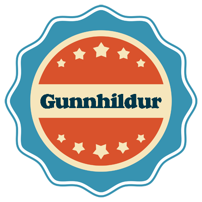 Gunnhildur labels logo