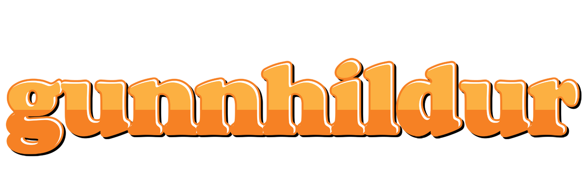 Gunnhildur orange logo