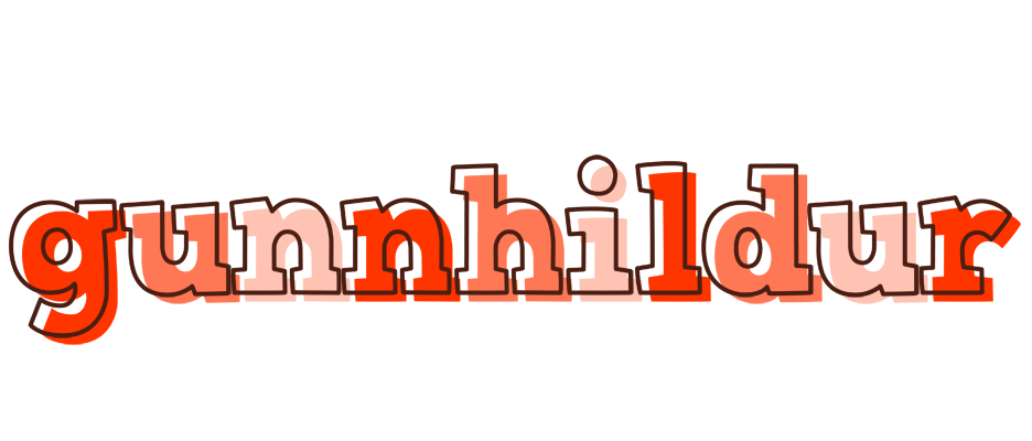 Gunnhildur paint logo
