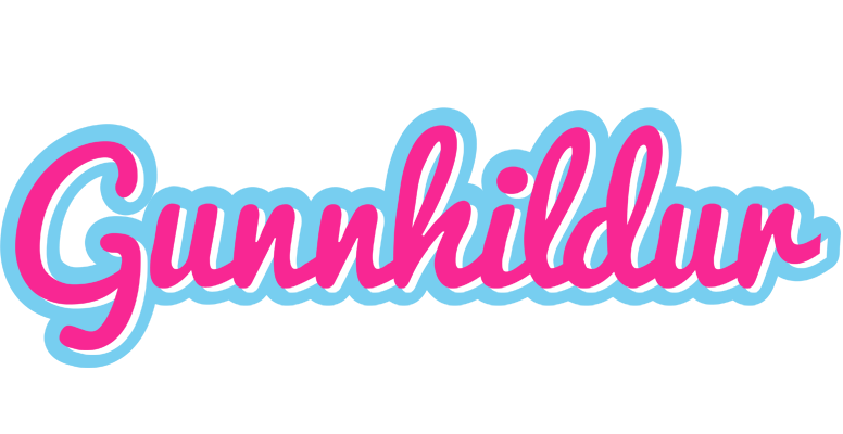 Gunnhildur popstar logo