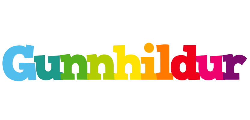 Gunnhildur rainbows logo