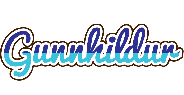 Gunnhildur raining logo