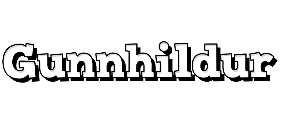 Gunnhildur snowing logo
