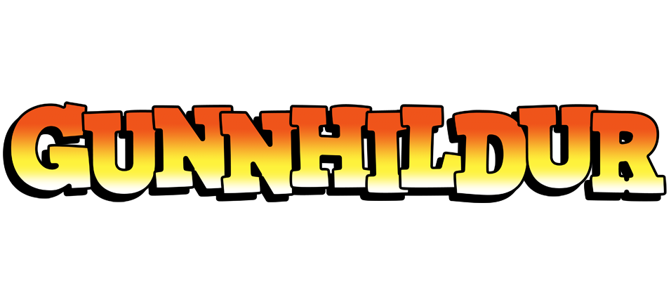 Gunnhildur sunset logo