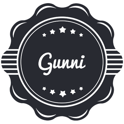 Gunni badge logo