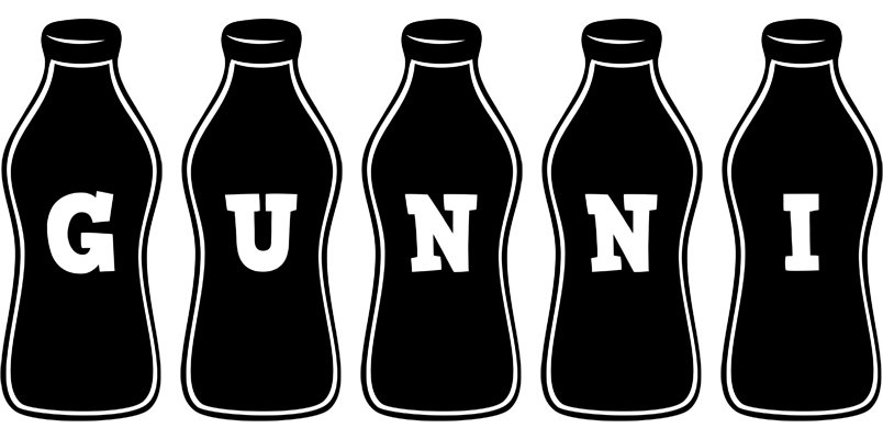Gunni bottle logo