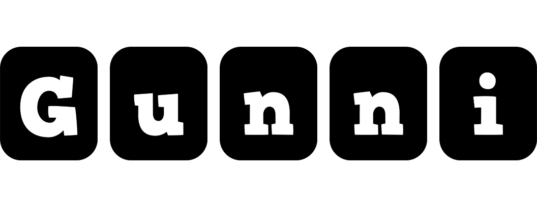 Gunni box logo