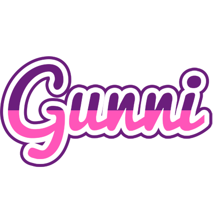 Gunni cheerful logo