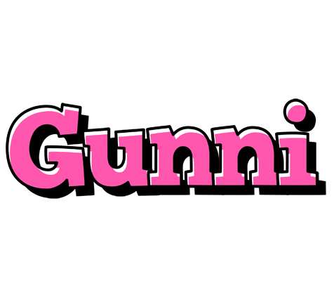Gunni girlish logo