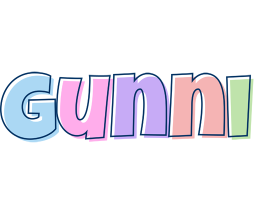 Gunni pastel logo