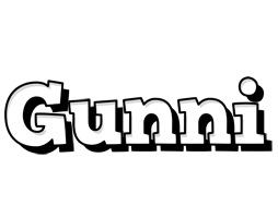 Gunni snowing logo