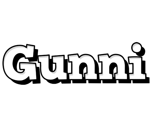 Gunni snowing logo