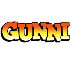 Gunni sunset logo