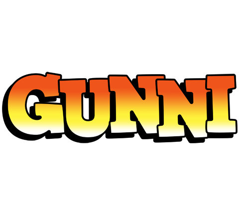 Gunni sunset logo