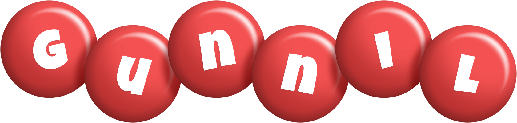 Gunnil candy-red logo