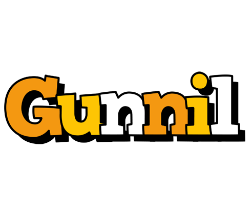 Gunnil cartoon logo